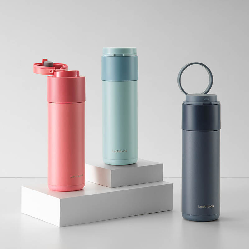 Bình Giữ Nhiệt LocknLock Hidden Moon 490ml - 3 màu (Xanh Navy, Xanh Da Trời, Coral) - LHC3275 image number null